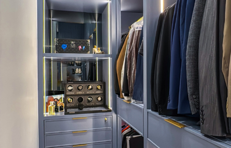 His closet design general contractor