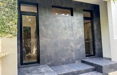 pool entrance remodel